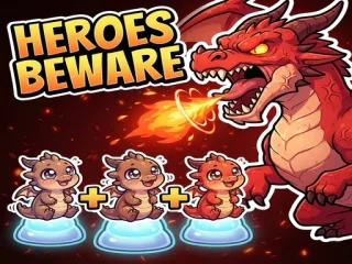 Heroes Beware cover art — free online clicker game
