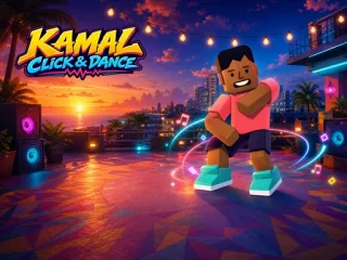 Kamal Click and Dance cover art — free online clicker game