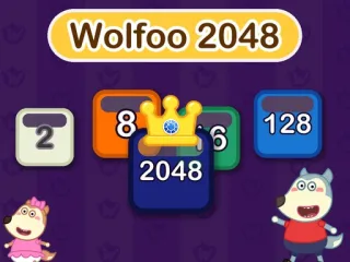 Wolfoo 2048 cover art — free online puzzle game