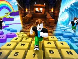 Obby Keyboard Escape cover art — free online adventure game