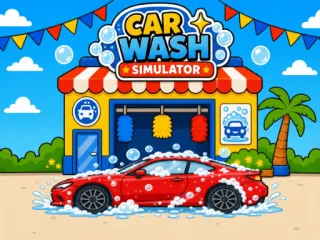 Car Wash Simulator Summer Edition cover art — free online casual game